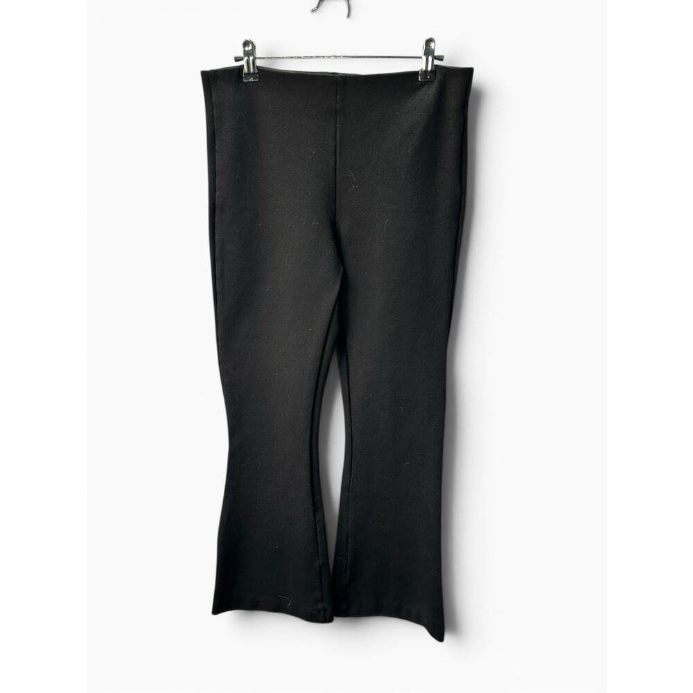 Zara Fitted Flare Pants Black Dress Pants Women’s L Contemporary EUC
